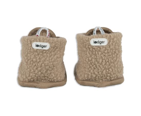 Lodger Slipper Teddy čībiņas, Beige, 6-12m - SLT 630_6-12