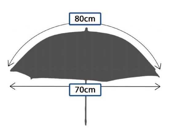 Falcon Eyes зонтик UR-32T 80 см, белый/прозрачный