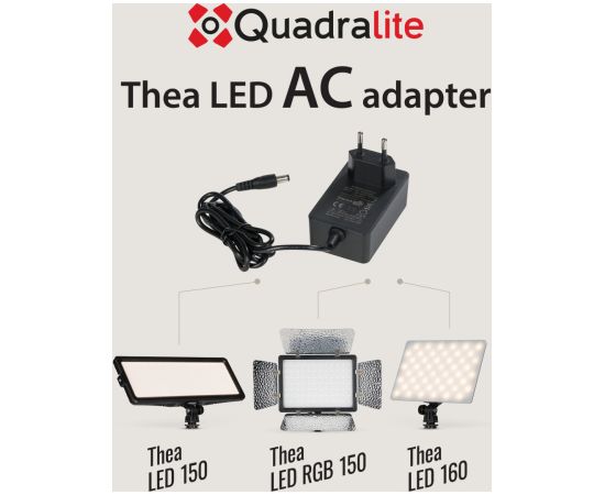 Quadralite AC adapter 12V 2A Thea LED