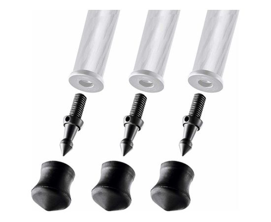 Manfrotto short spikes and rubber feet GSF30S 30mm 3pcs