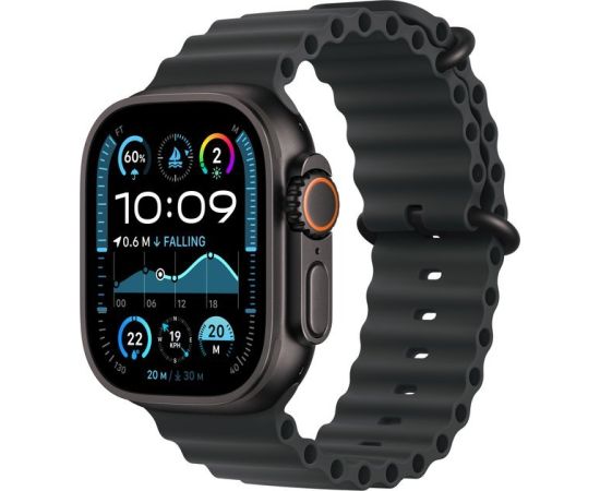 Smartwatch Apple Watch Ultra 2 49mm Black Titan Case Black Ocean Band DE