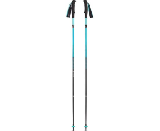 Black Diamond Distance Carbon Z trekking poles, fitness equipment (turquoise, 1 pair, 100 cm)