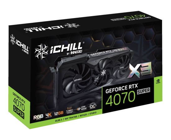 Inno3D iChill GEFORCE RTX 4070 SUPER X3 NVIDIA 12 GB GDDR6X