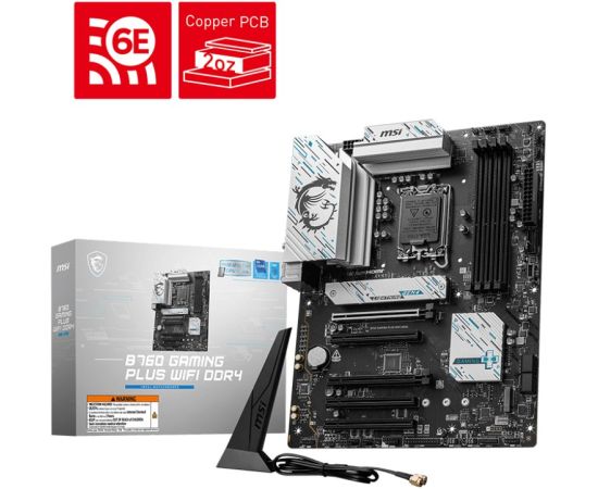 MSI B760 GAMING PLUS WIFI DDR4 motherboard Intel B760 LGA 1700 ATX