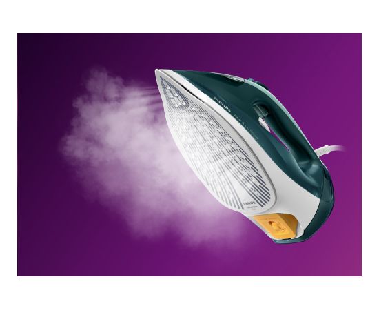 Philips 7000 series DST7031/70 iron Steam iron SteamGlide Plus soleplate 2800 W Green, Mint colour