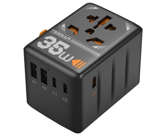 TESSAN TS-WTA02 Travel Adapter