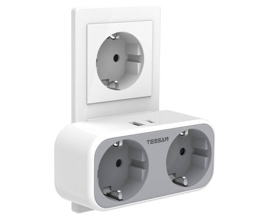 TESSAN wall socket TS-WS02DE00