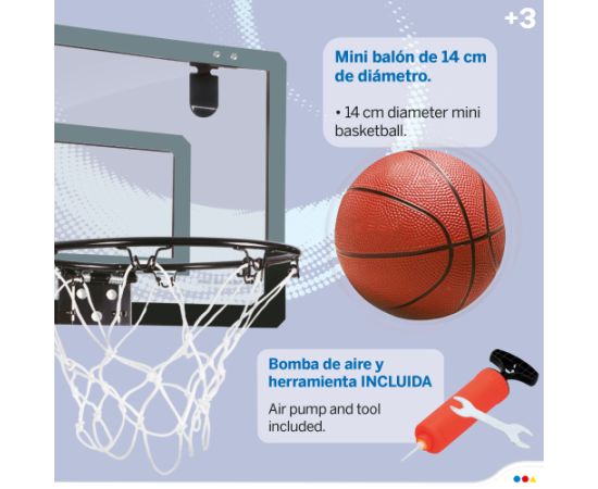 Basketbola grozs 30.5X45.5 cm bērniem ar 14 cm bumbu 3+ CB46245