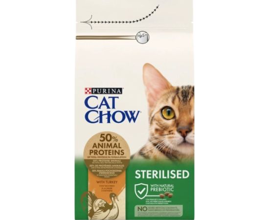 Purina Purina Cat Chow Sterilized  Karma Dla Kota Indyk 1,5kg