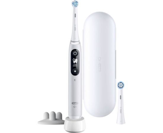 Szczoteczka Oral-B Oral-B iO Series 6s elektrický zubní kartáček, časovač, tlakový senzor, 5 programů, aplikace Oral-B, bílá