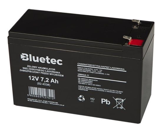 Blow 82-403# Akumulator żelowy 12v  7.2ah bluetec