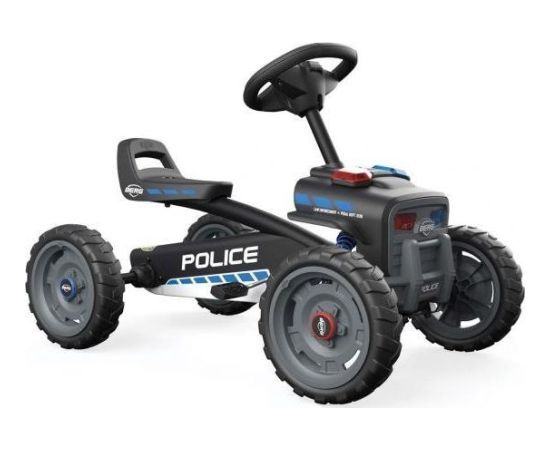 Berg Gokart na pedały Buzzy Police 2-5 lat do 30 kg Dźwięk + Światło