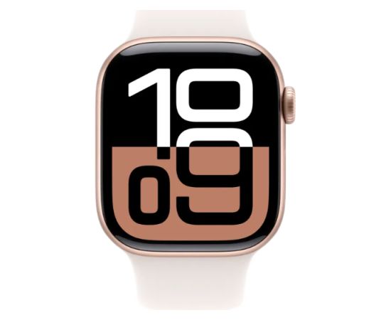 Apple Watch Series 10 Умные Часы 46 mm / GPS / Cellular / Rose Gold Aluminium / Light Blush Sport Band / S-M