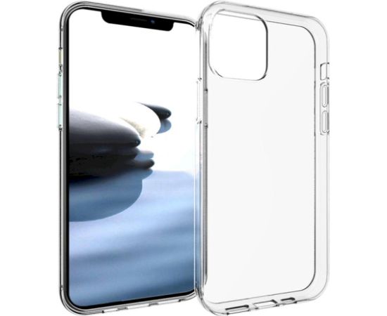 Fusion Ultra Back Case 2 mm Izturīgs Silikona Aizsargapvalks Priekš Apple iPhone 12 | 12 Pro Caurspīdīgs