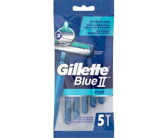 Gillette Blue II Plus jednorazowe maszynki do golenia 5szt.