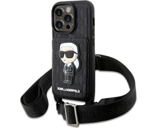 Karl Lagerfeld KLHCP14LCSAKHPKK Aizmugurējais Apvalks Priekš Apple iPhone 14 Pro