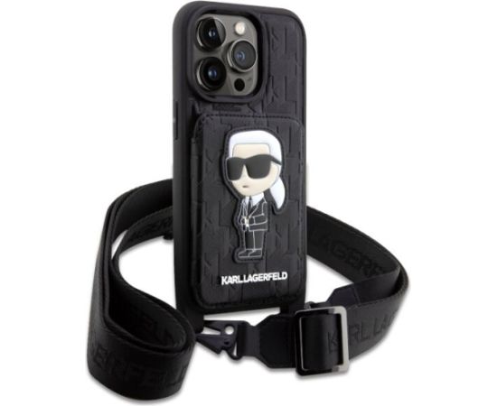 Karl Lagerfeld KLHCP14LCSAKHPKK Aizmugurējais Apvalks Priekš Apple iPhone 14 Pro