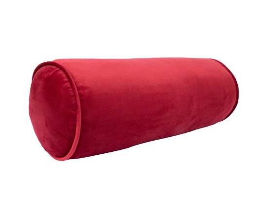 Рулонная подушка VELVET D18x50см, бордовый