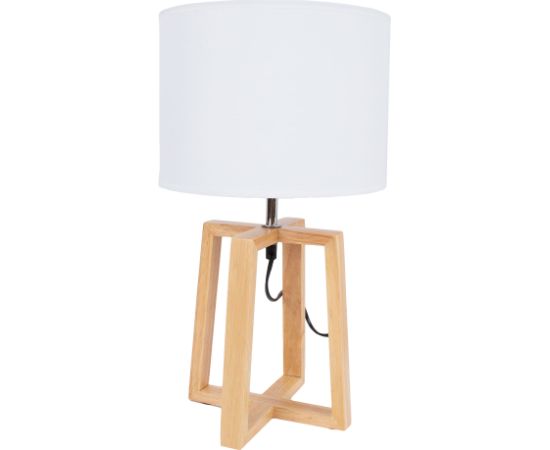 Table lamp WOODEN H44,5cm, white