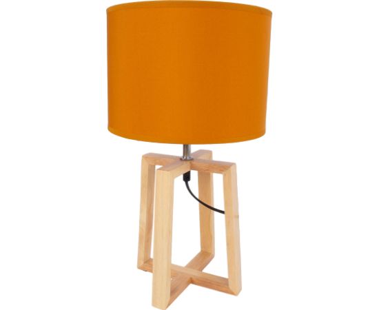 Galda lampa WOODEN H44,5cm, okers