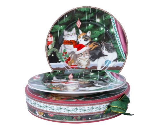 Plates MIA CATS D19cm 2pcs in a gift box