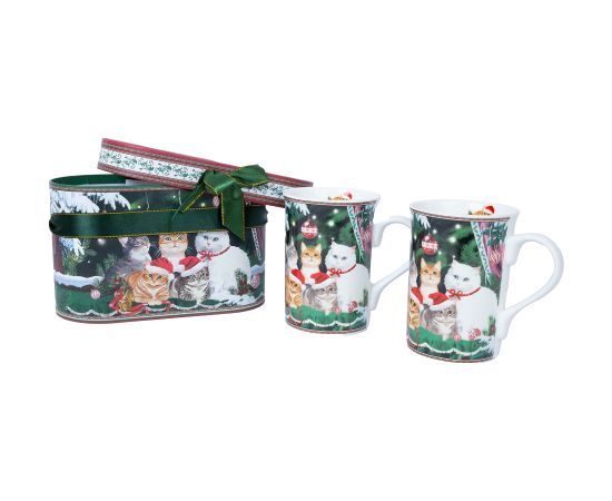 Mugs MIA CATS H10,5cm 300ml 2pcs in a gift box