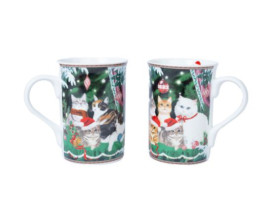 Mugs MIA CATS H10,5cm 300ml 2pcs in a gift box