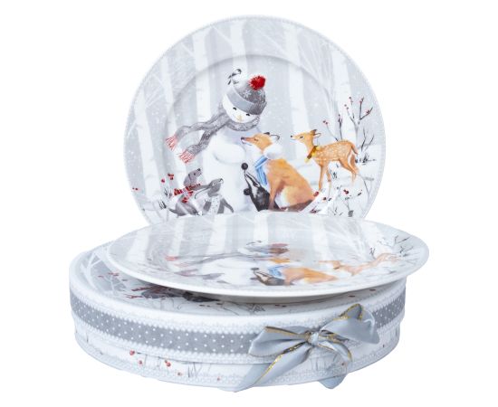 Plates MIA SNOW D19cm 2pcs in a gift box