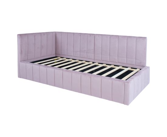 Bed JASPER 90x200cm, mauve rose