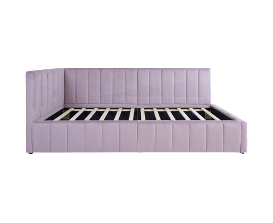 Bed JASPER 90x200cm, mauve rose