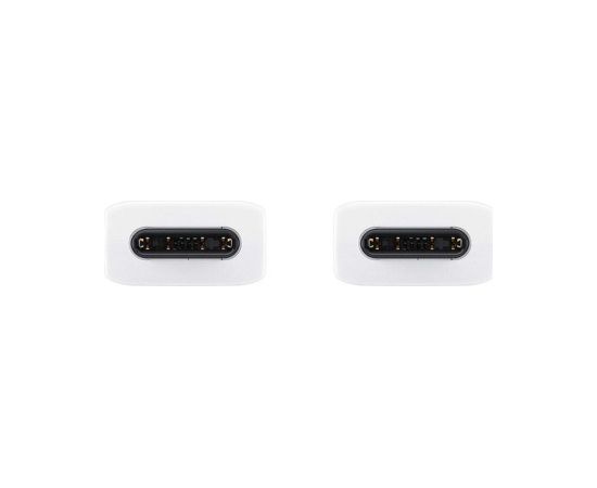 Samsung EP-DN975BWE 45W USB-C uz USB-C Super Ātrs 5A Uzlādes un Datu Kabelis Balts 1m (OEM)