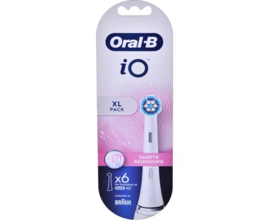 Końcówka Oral-B Braun Oral-B iO Gentle Cleansing Set of 6, brush heads (white)