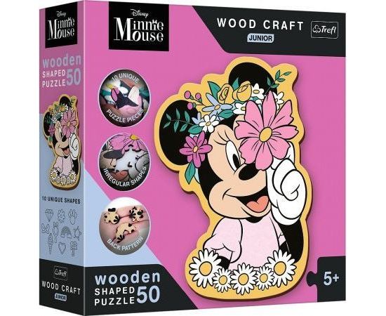 Trefl TREFL DISNEY Wooden puzzle Minnie 50 pcs