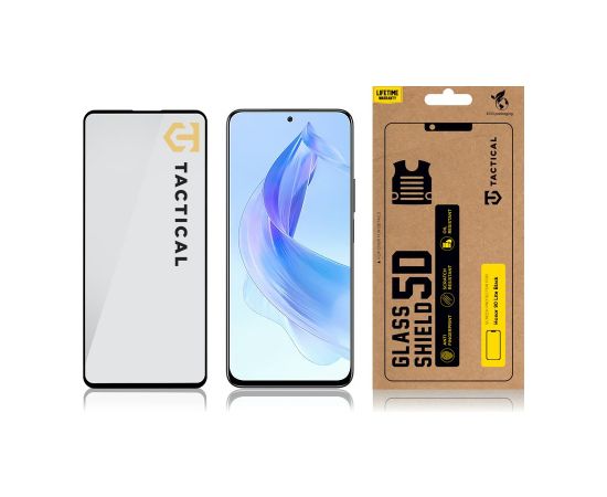 Tactical Glass Shield 5D for Honor 90 Lite Black