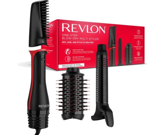 Revlon RVDR5333E hair styling tool Multistyler Warm Black, Red 1100 W 2.5 m