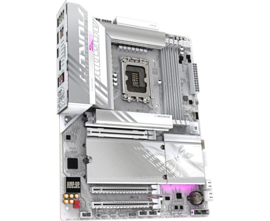 Mainboard GIGABYTE Intel Z890 LGA1851 ATX Memory DDR5 Memory slots 4 2xPCI-Express 4.0 4x	 1xPCI-Express 5.0 16x 4xM.2 1xDisplayPort 4xUSB 2.0 5xUSB 3.2 1xUSB-C w/Thunderbolt 1xOptical S/PDIF 1xRJ45 2xAudio port Z890AELITEWF7ICE