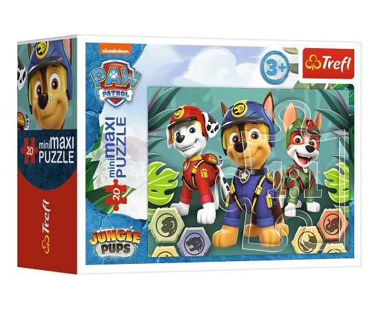 TREFL PAW PATROL Mini Maxi Puzle Paw Patrol, 20 gab.