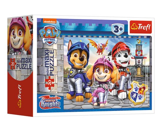 TREFL PAW PATROL Mini Maxi Puzle Paw Patrol, 20 gab.