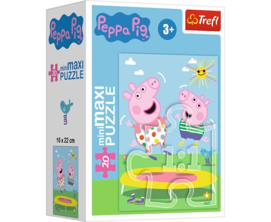 TREFL PEPPA PIG Мини-макси пазл Свинка Пеппа, 20 шт.