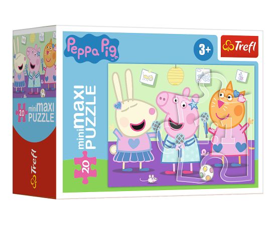 TREFL PEPPA PIG Мини-макси пазл Свинка Пеппа, 20 шт.