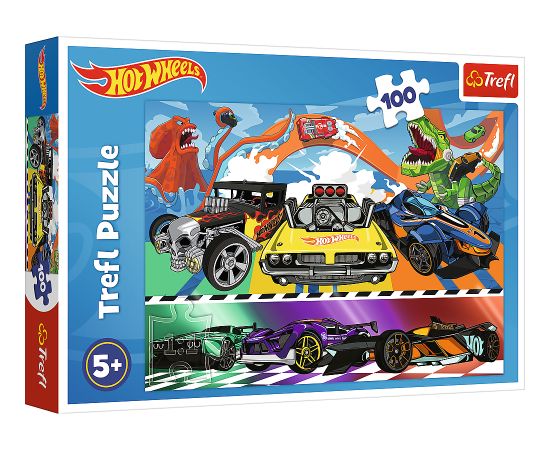 TREFL HOT WHEELS Puzle, 100 gab.