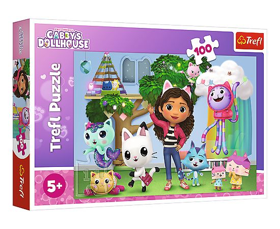 TREFL GABBY´S DOLLHOUSE Pusle, 100 gab.