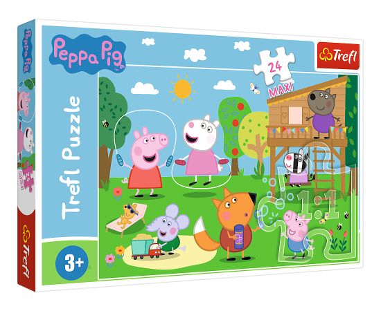 TREFL PEPPA PIG Maxi Пазл Свинка Пеппа, 24 шт.