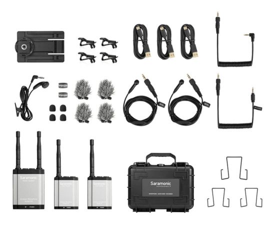 Mikrofon Saramonic Saramonic Vlink2 Kit2 Zestaw do bezprzewodowej transmisji dźwięku