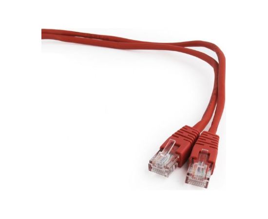 PATCH CABLE CAT5E UTP 0.5M/RED PP12-0.5M/R GEMBIRD