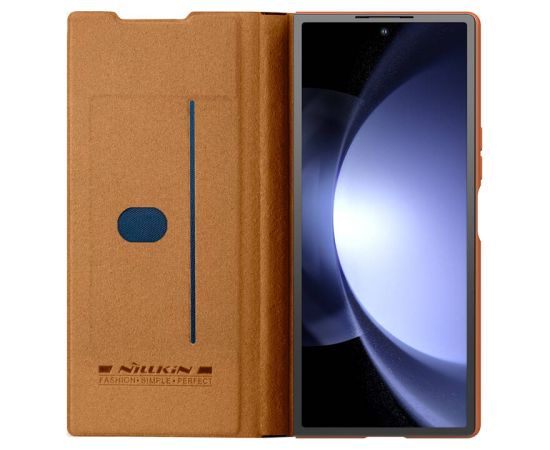 Etui Nillkin Qin Pro Leather Samsung Galaxy Z Fold 6 5G (brązowy)