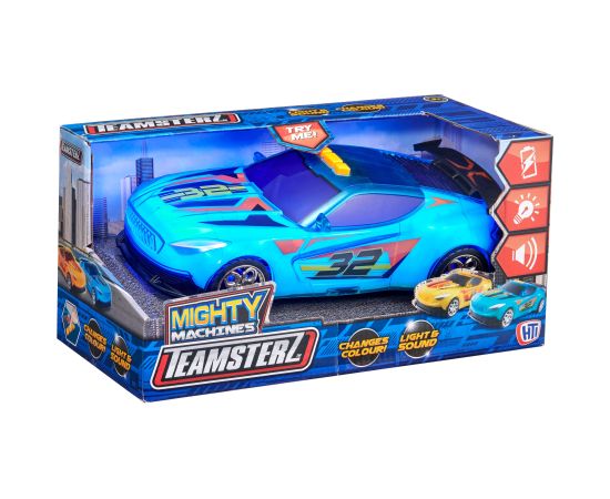 TEAMSTERZ Mighty Machine меняющая цвет машинка со звуком и освещением, 25см