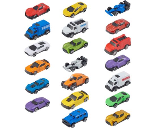 TEAMSTERZ Die-Cast automašīnu modeļu komplekts, 7 cm, 20 gab.