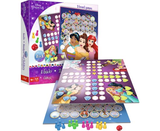 TREFL DISNEY PRINCESS Настольная игра 2 в 1 Принцессы