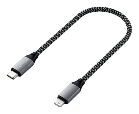 SATECHI Type C to MFI Cable 10 inch- Space Gray